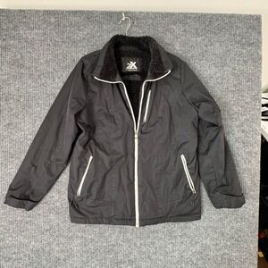 ZeroXposur Womens L Jacket Black Lined Zip Up Winter Coat Warm Outdoor‎ Casual